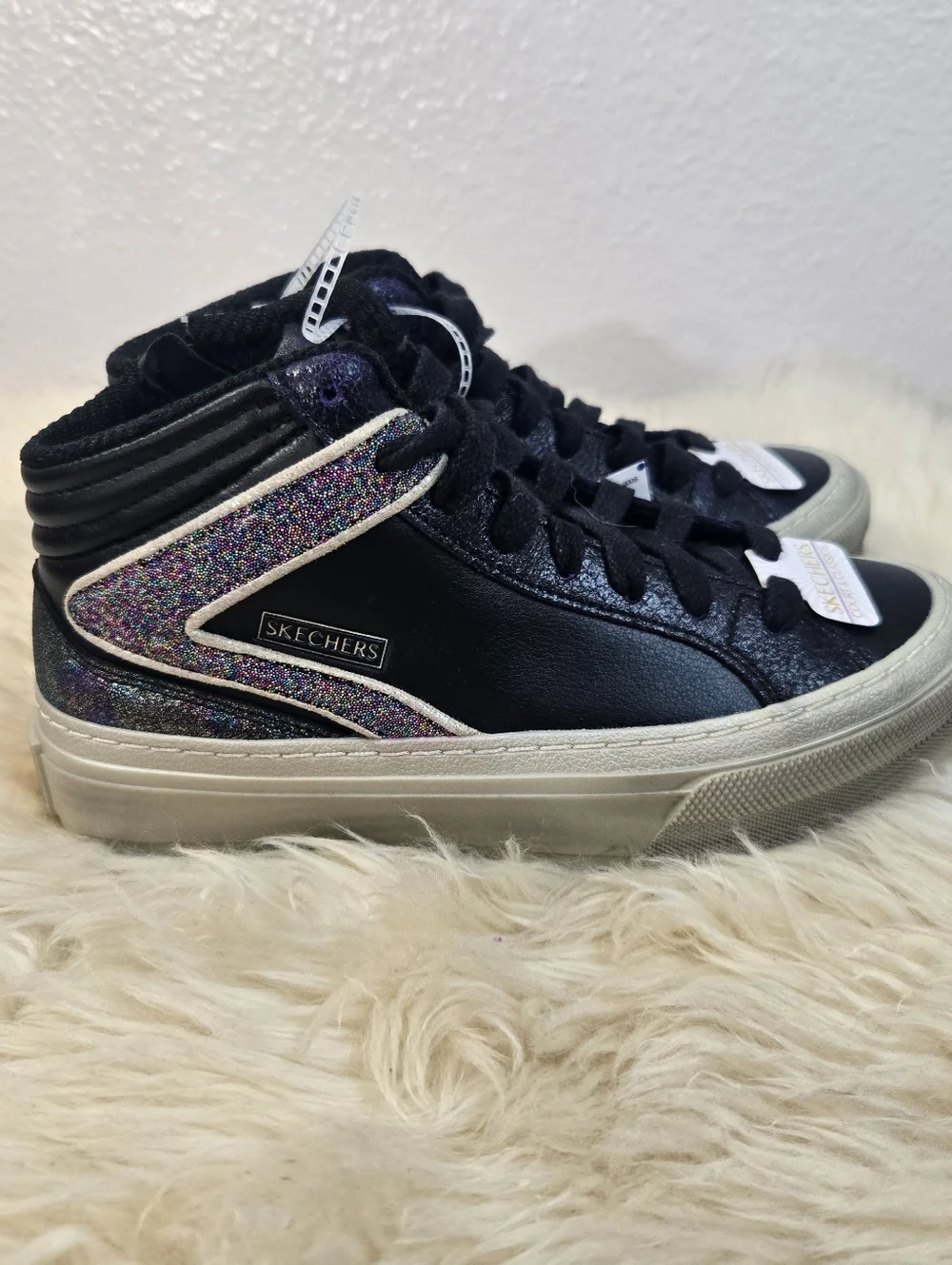 Skechers Court & Classics High Top Sneakers - Picture 6 of 9